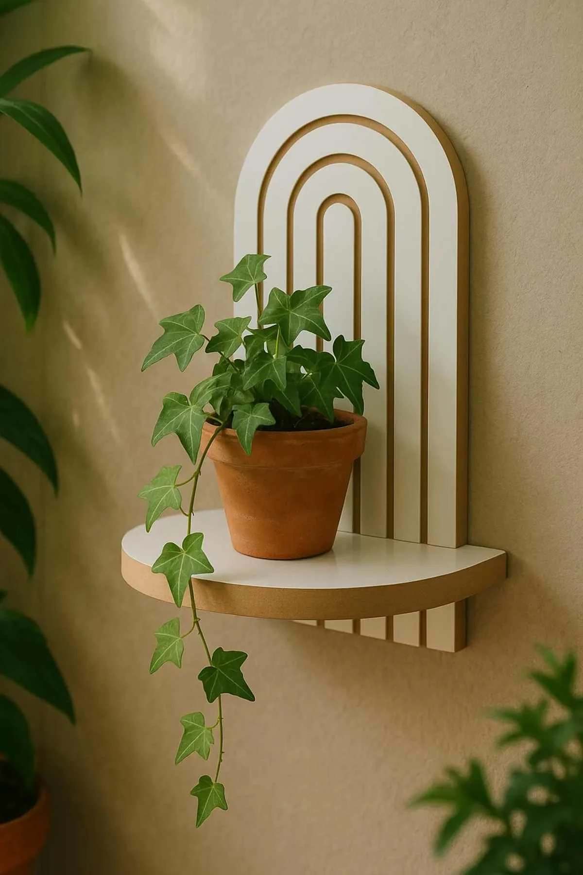 Raft muri Skye Decor, i bardhë, Artmtkwll1