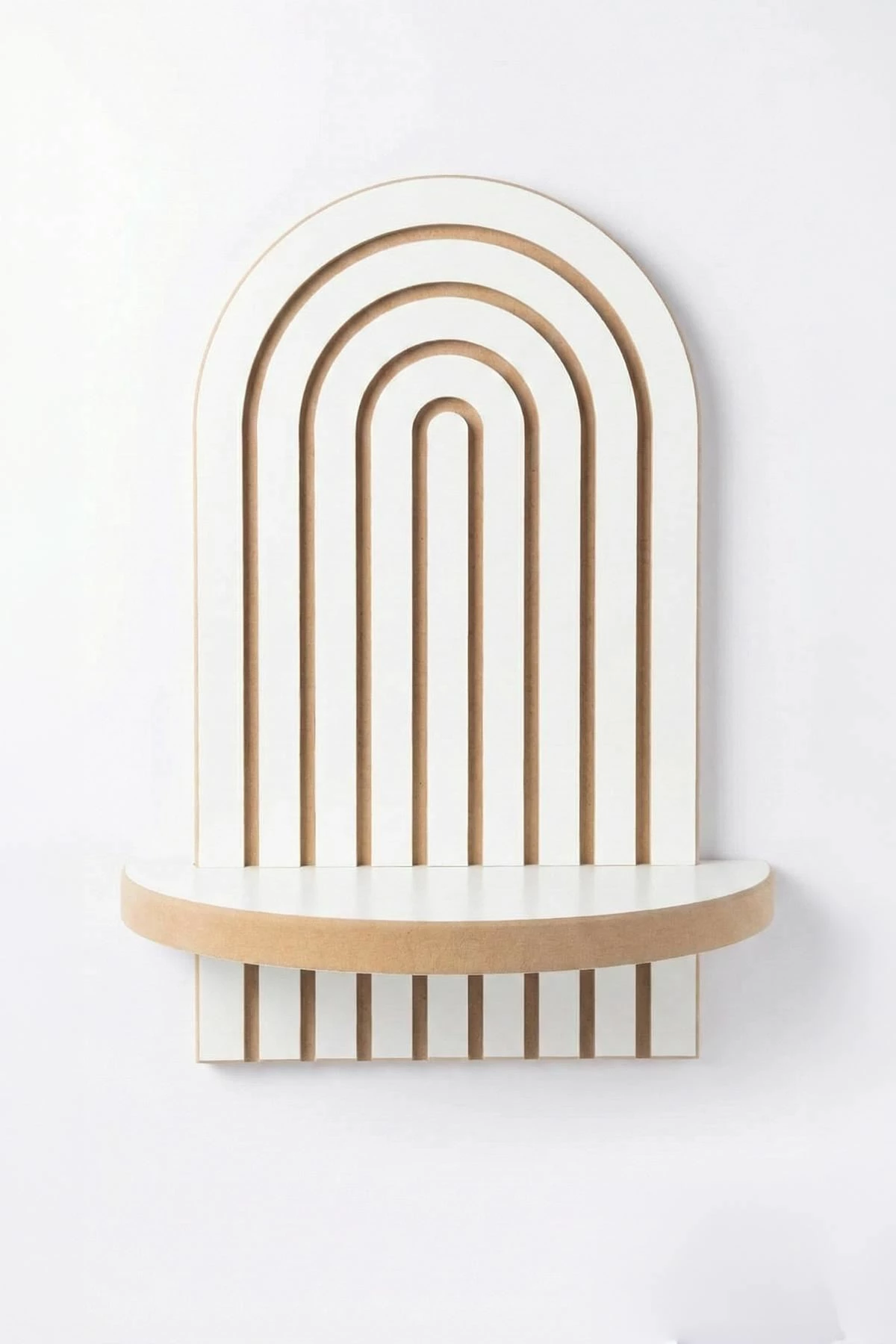 Raft muri Skye Decor, i bardhë, Artmtkwll1