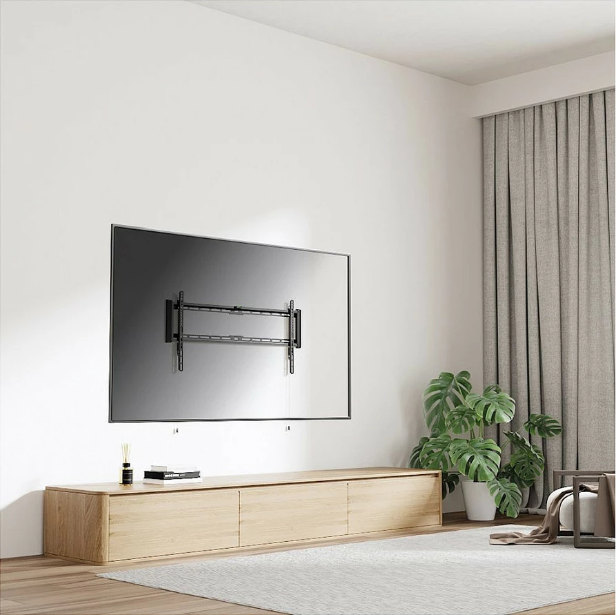 Mbajtës muri për TV VALUE 17.99.1224, 43-90", VESA 800x400, 75 kg, i zi