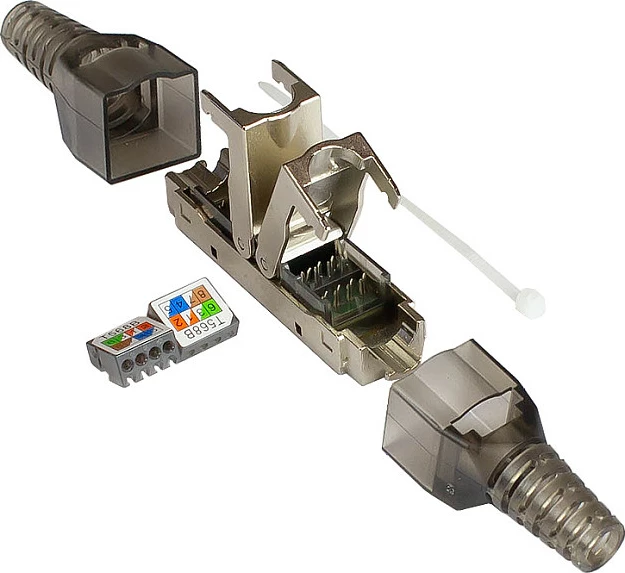 Konektor RJ-45 GoodConnections GC-N0150, Cat6a, S/UTP (STP), i ekranizum, Silver