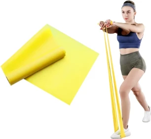 Shirit elastik për stërvitje, i verdhë, SE2