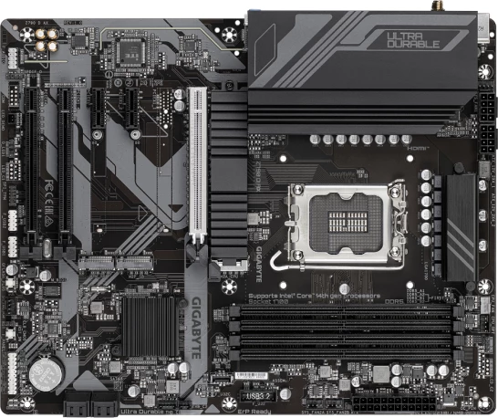 Pllakë amë GIGABYTE Z790 D AX, LGA1700, ATX, DDR5, Wi‑Fi 6E, 2.5GbE, e zezë