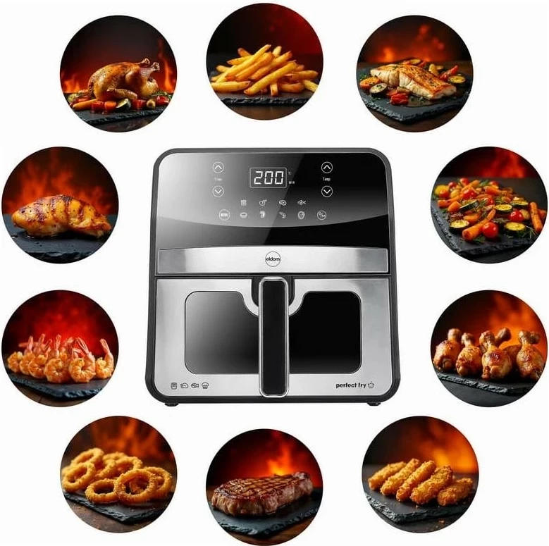 Fryer Eldom Fritino FR50, 6.5 litra, e zezë