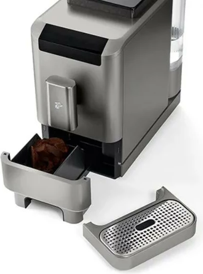 Ekspres kafeje automatik, Tchibo, Esperto2 Caff 618791, 19 bar, mulli çeliku konik, depozitë ujit 1.4L, kontejner kokrrash 300g, Silver