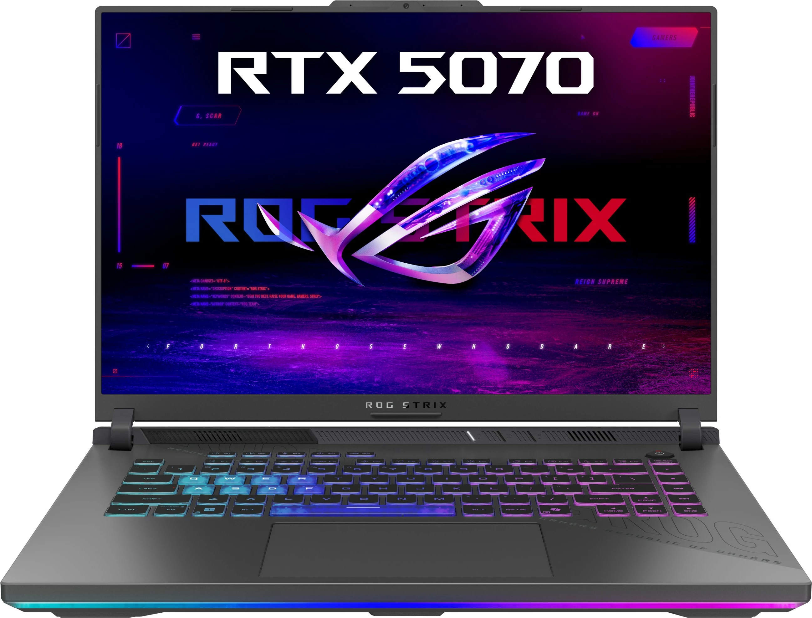 Laptop ASUS ROG Strix G16 G614FP-S5008W, Ryzen 9-9955HX, 32GB RAM, 1TB SSD, RTX 5070, 16 inç, touch