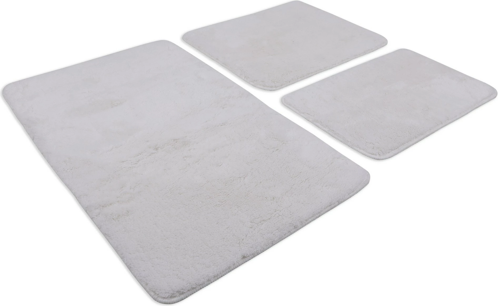 Set tapetash akrilike për banjo (3 copë), Mijölnir, Havai - e bardhë