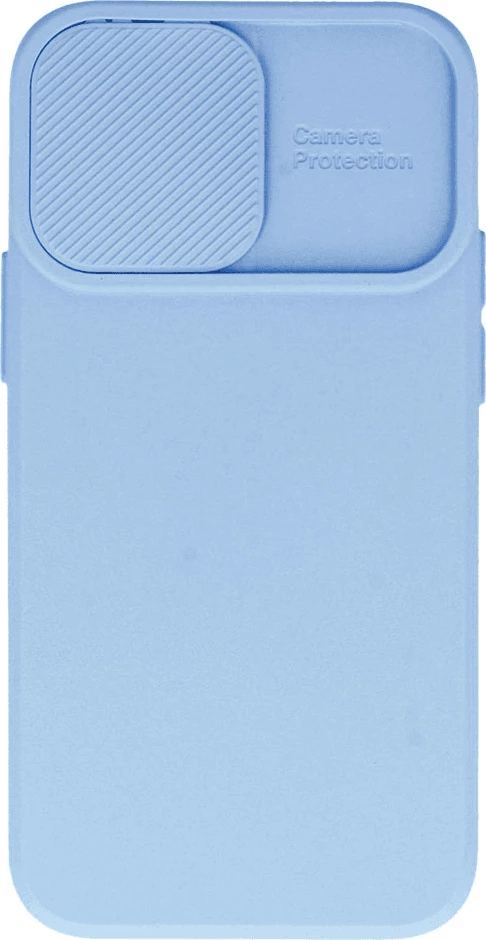 Mbështjellës ONASI Lens Cover për iPhone 15 Pro Max, silikon i hollë me grip, mbrojtje kamere, i kaltër e çelët