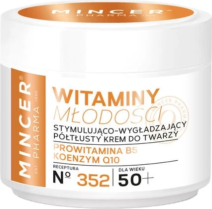 Krem fytyre për femra Mincer Pharma Vitamins of Youth 50+ No.352, 50ml