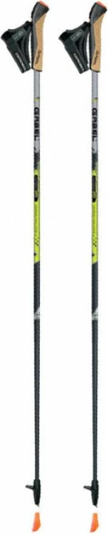 Bastonet për Ecje Nordike Gabel X-5, të Zeza me të Verdha