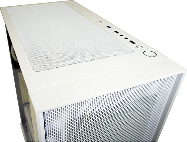 Kasë LC-Power Gaming 802W, Midi Tower, ATX/micro ATX/Mini-ITX, RGB, e bardhë