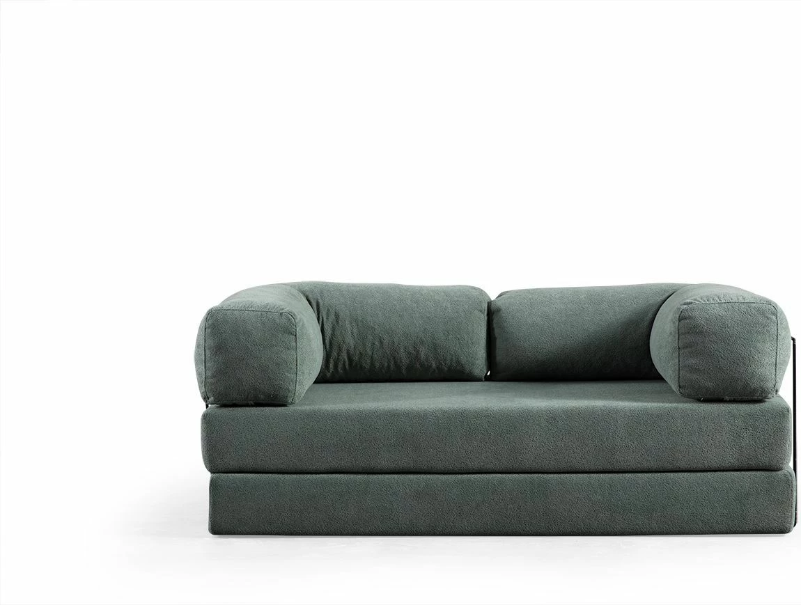 Divan-krevat dy ulëshe, ngjyrë e gjelbër, Atelier del Sofa, Via Con