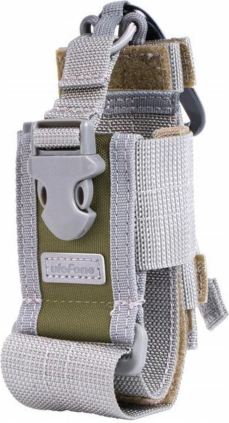 Mbajtëse telefoni Ulefone Armor Molle Holster UF-UAN07, universale e rregullueshme me Molle, gri