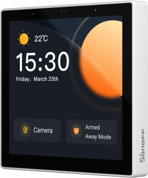 Panel kontrolli smart SONOFF NSPanel86 Pro (NSPanel86PW), ekran 3.95\" me prekje, Zigbee 3.0, Wi‑Fi 2.4GHz, e bardhë