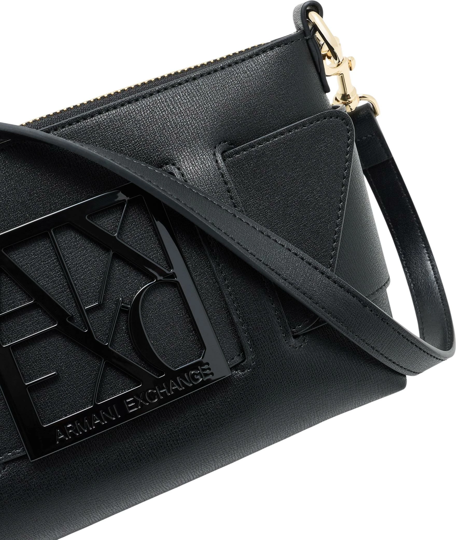 Çantë krahu për femra Armani Exchange 942907 0A874, e zezë