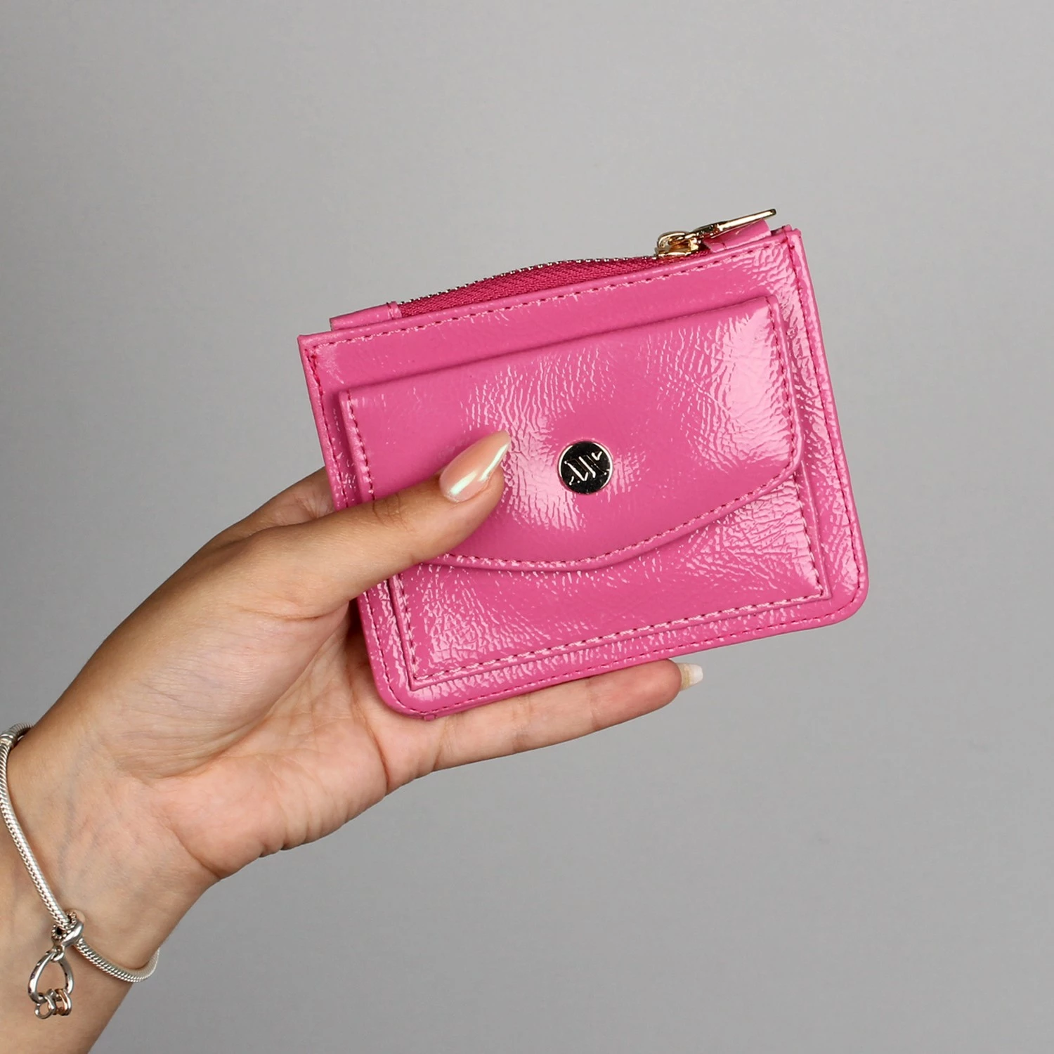 Portofol lëkure, ngjyrë rozë, Zoozie Bags, 1265