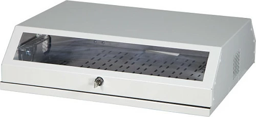 Kabinet rack muror EFB Elektronik 691703V, 8U, 30 kg, me çelës, i bardhë