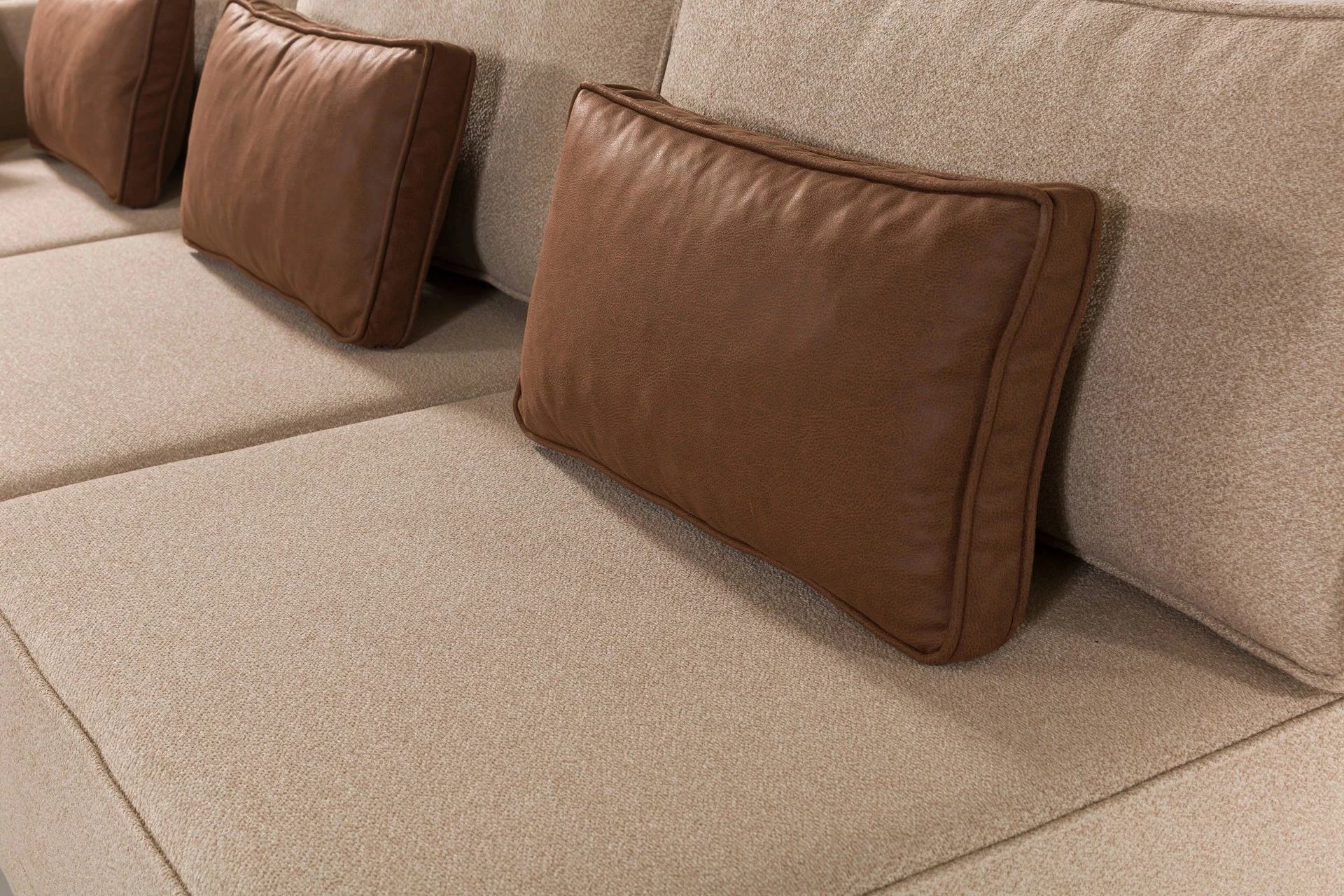 Kënd-sofë krevati Atelier del Sofa, Matris majtas, ngjyrë kafe