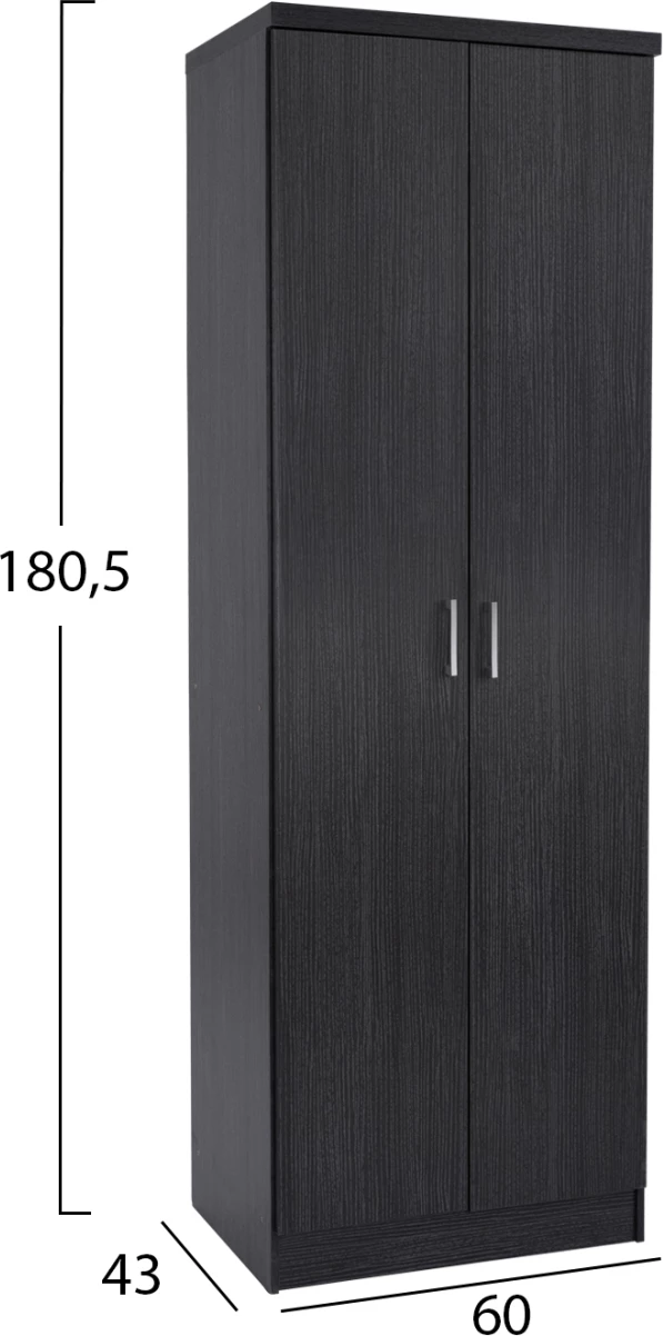 Dollap këpucësh druri me 6 rafte 60x43x180.5 Zebrano FH2379.01 6