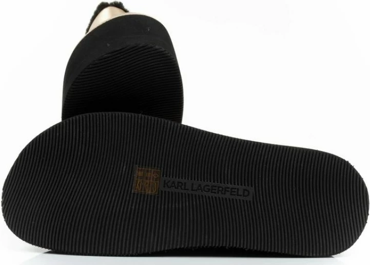 Çizme bore për femra Karl Lagerfeld, të arta