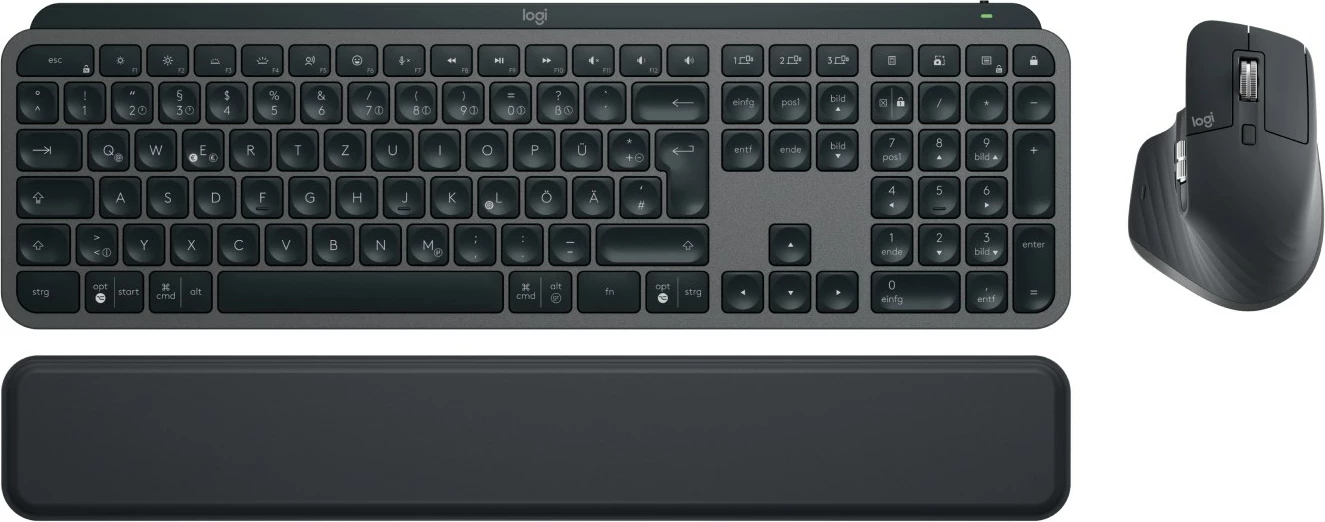 Set maus dhe tastierë Logitech MX Keys S Combo, QWERTZ DE, ngjyrë e bardhë