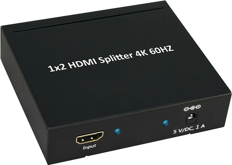 HDMI splitter VALUE 1x2 4K 60Hz, metal, i zi