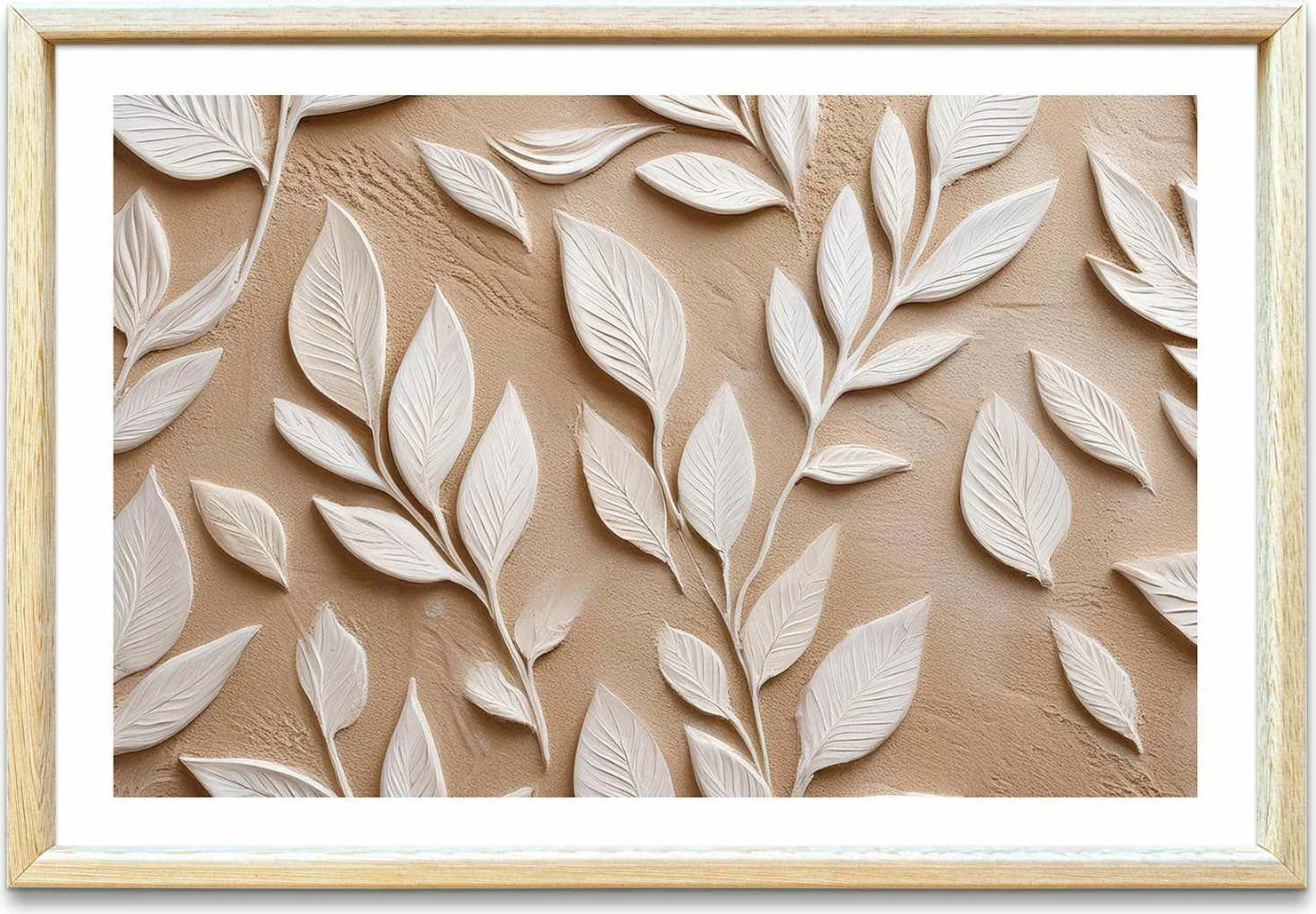 Pikturë dekorative me kornizë druri, MDF, Wallity, Ahswabisabi-024, shumëngjyrëshe, 42x62cm