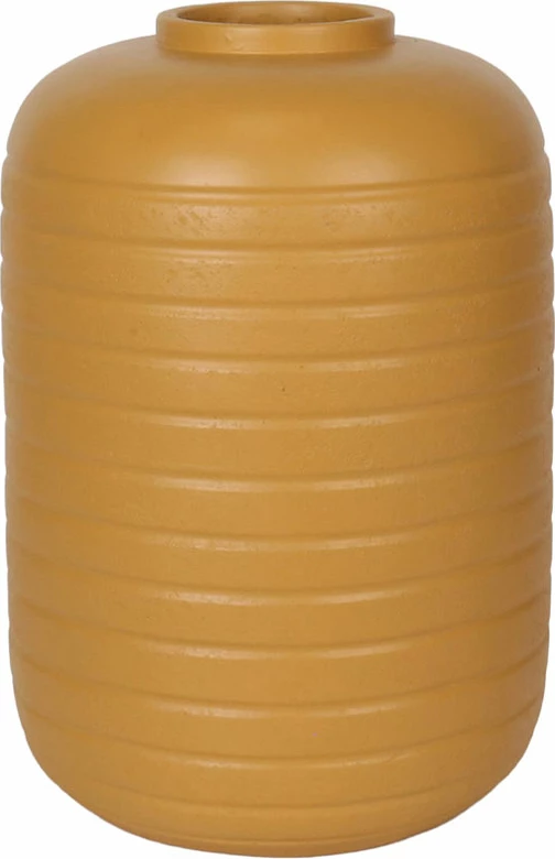 Vazo FIORA, qeramike, ngjyrë mustard, 30x30x43cm