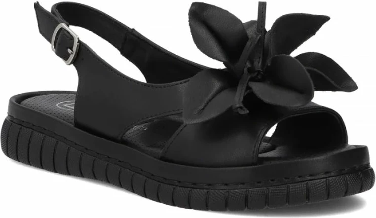Sandale me platformë Filippo DS6965, të zeza