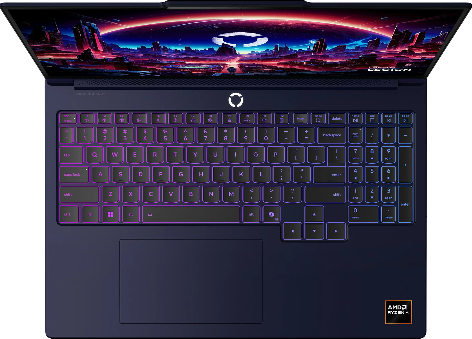 Laptop gaming Lenovo Legion 7a 16AGP11, Ryzen AI 9 HX 470, 32GB RAM Memorje, 1TB SSD, GeForce RTX 5060 8GB, 16" 2560x1600, Windows 11 Home, gri e errët