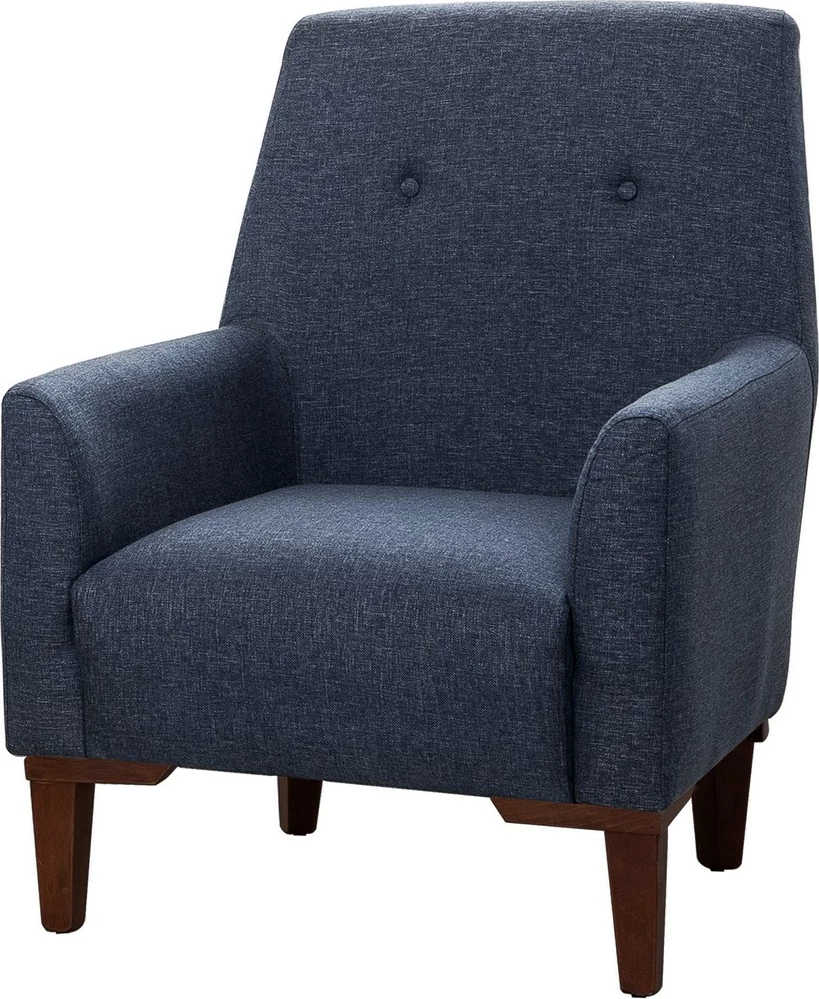 Set divanësh Atelier del Sofa, Vina, ngjyrë kaltër e errët, dru arre