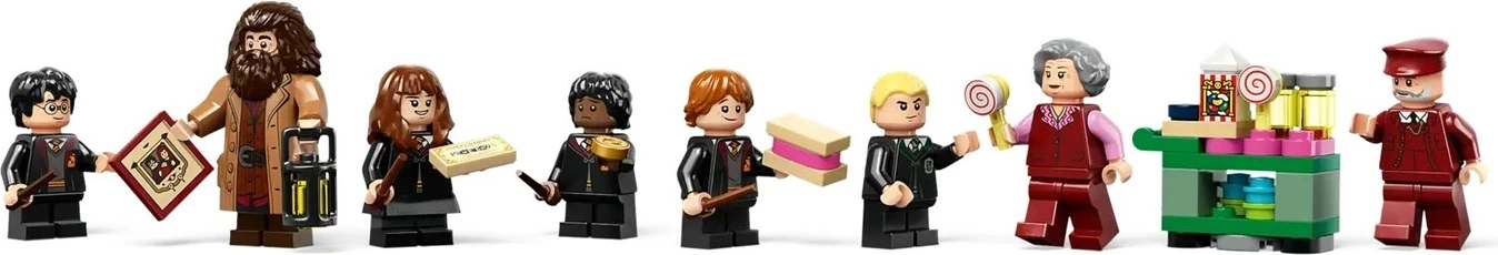 Set LEGO Harry Potter Hogwarts Express dhe Hogsmeade Station 76423, 8 minifigura