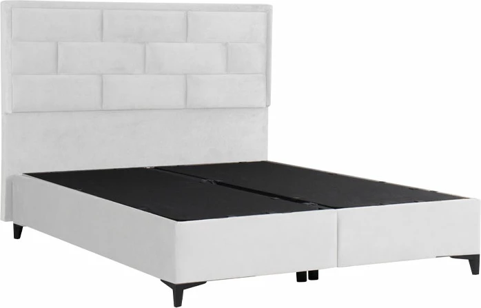 Krevat me hapësirë për depo, ngjyrë e bardhë, 215x165x121cm