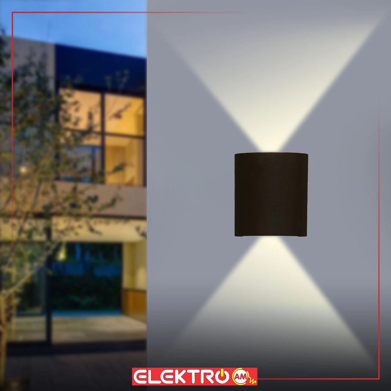 Anesore muri LED 2W 236/2 BK