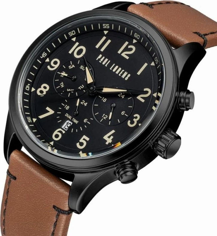 Orë dore për meshkuj Paul Lorens, e zezë