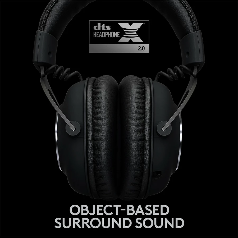 Kufje gaming Logitech G PRO X Wireless LIGHTSPEED, pa tel, 20 - 20000 Hz, e zezë