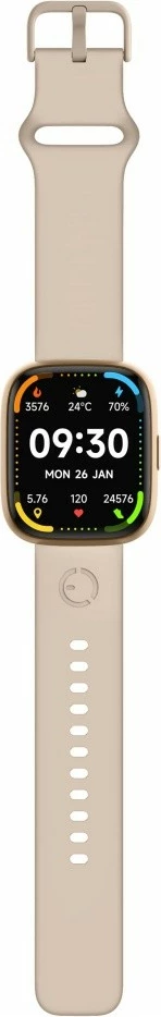 Smartwatch EcoWatch EW06, 1.83", Bluetooth, IP68, Gold
