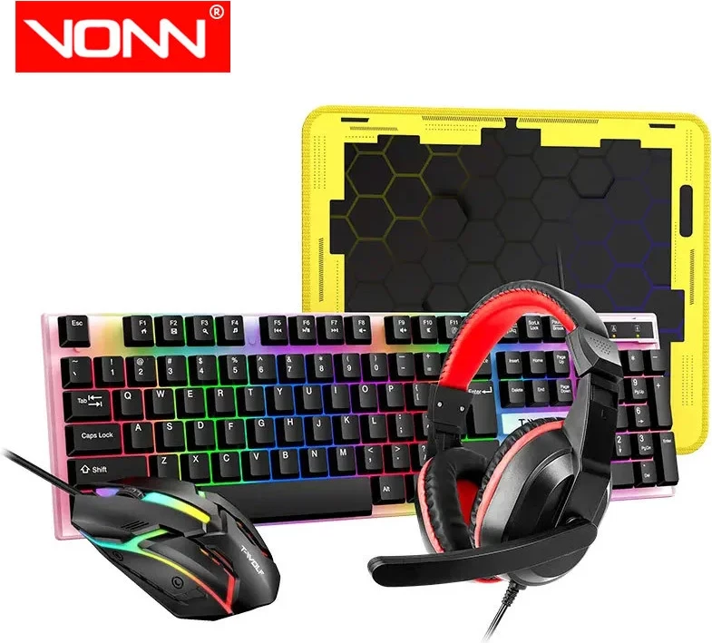 Set Gaming 4 në 1 T-WOLF TF240