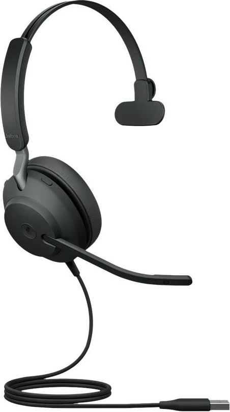 Kufje Jabra Evolve2 40 SE USB-A MS Mono, e zezë