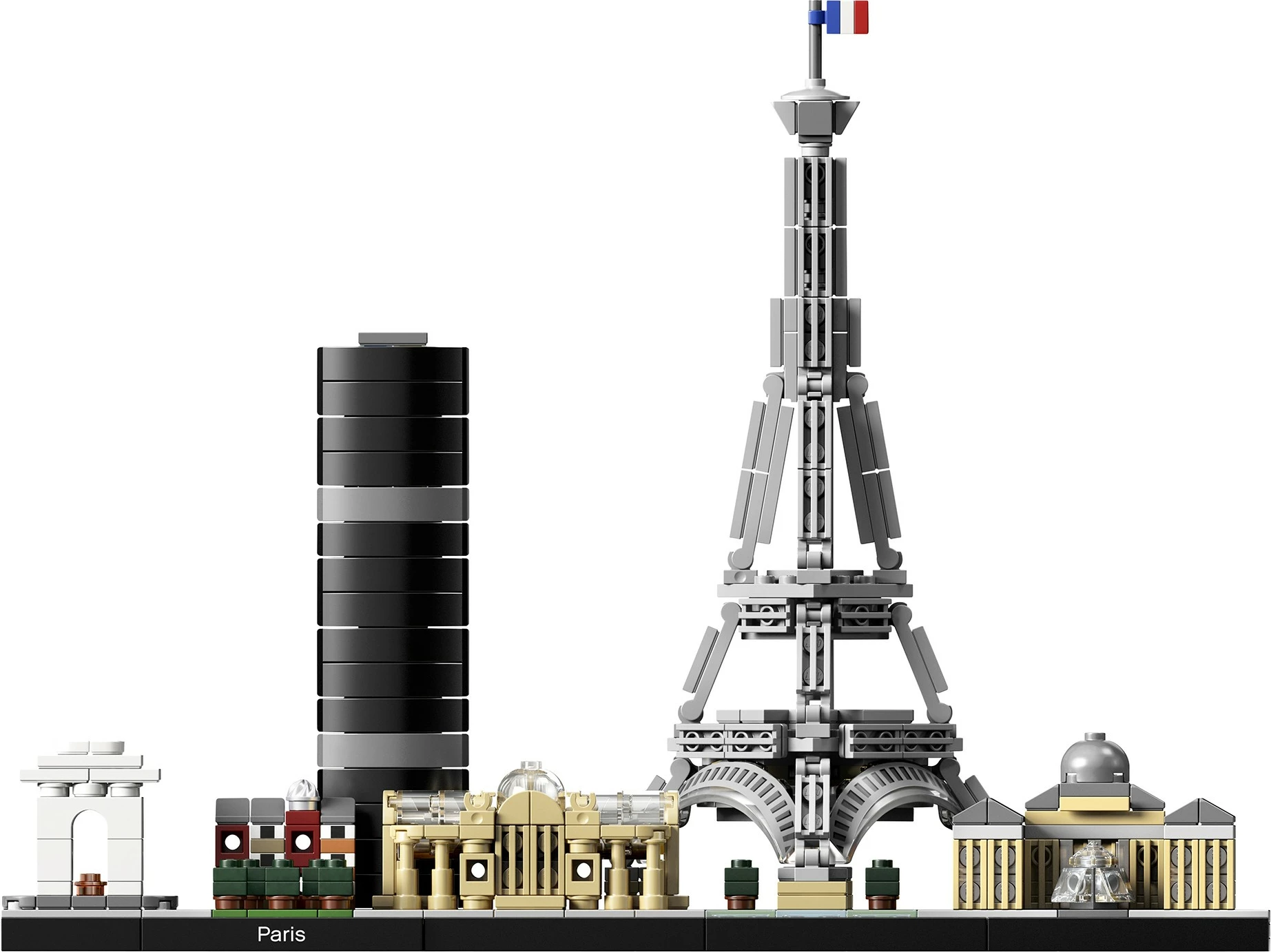 Set ndërtimi LEGO Architecture Paris Skyline 21044, 649 copë, shumëngjyrësh