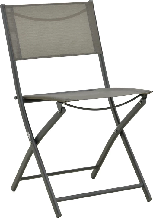 Karrige palosëse Jeve, metal-textilene, ngjyrë antracit, 46x51x81cm, set prej 4 copash