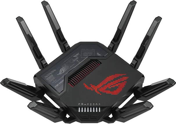 Router gaming ASUS ROG Rapture GT-BE98, Wi‑Fi 7 Quad‑Band, 2x 10GbE, 6 porte LAN, i zi