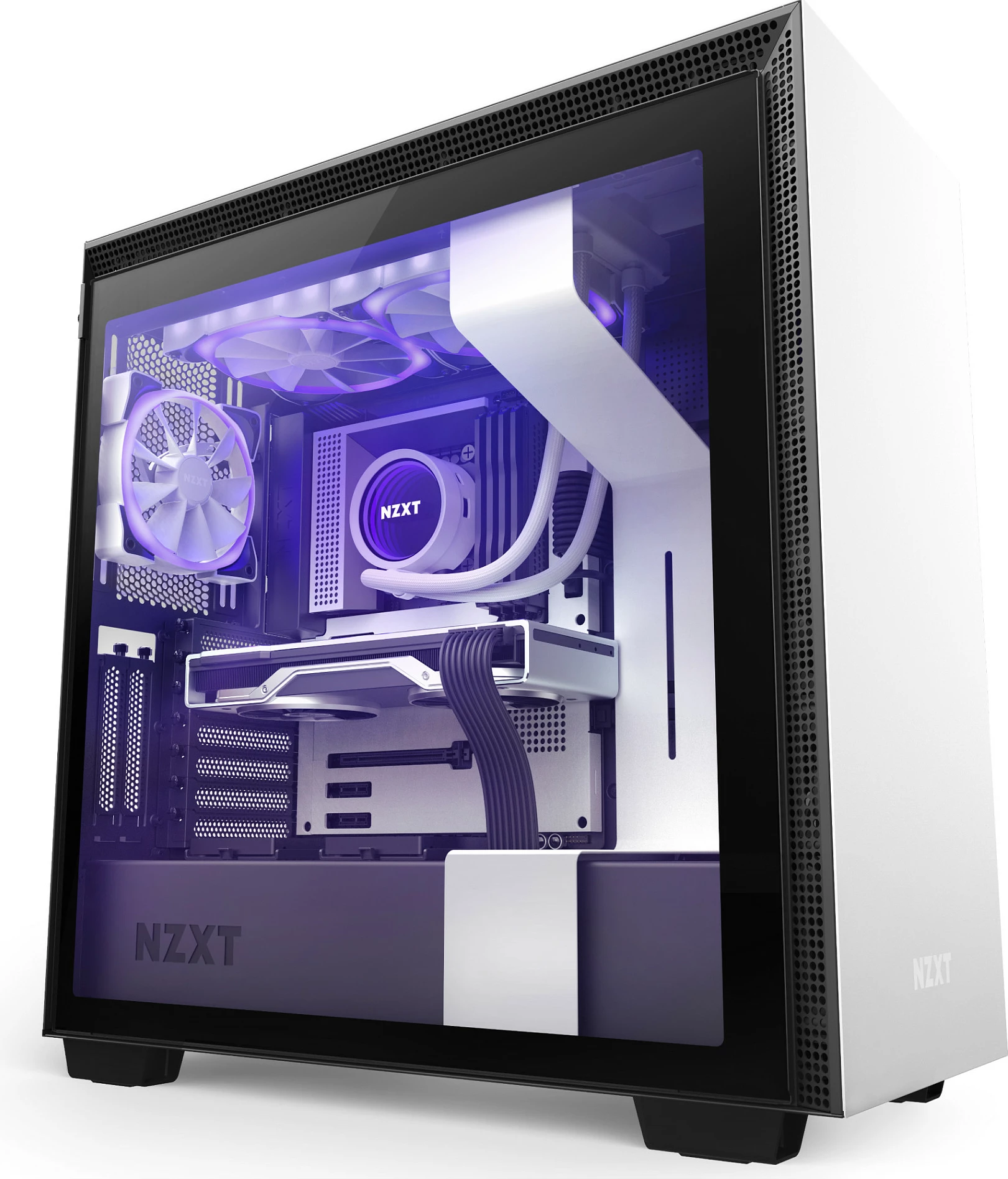 Ftohës uji AIO NZXT Kraken X63 RGB RL-KRX63-RW, 280mm, 2x140mm, i bardhë