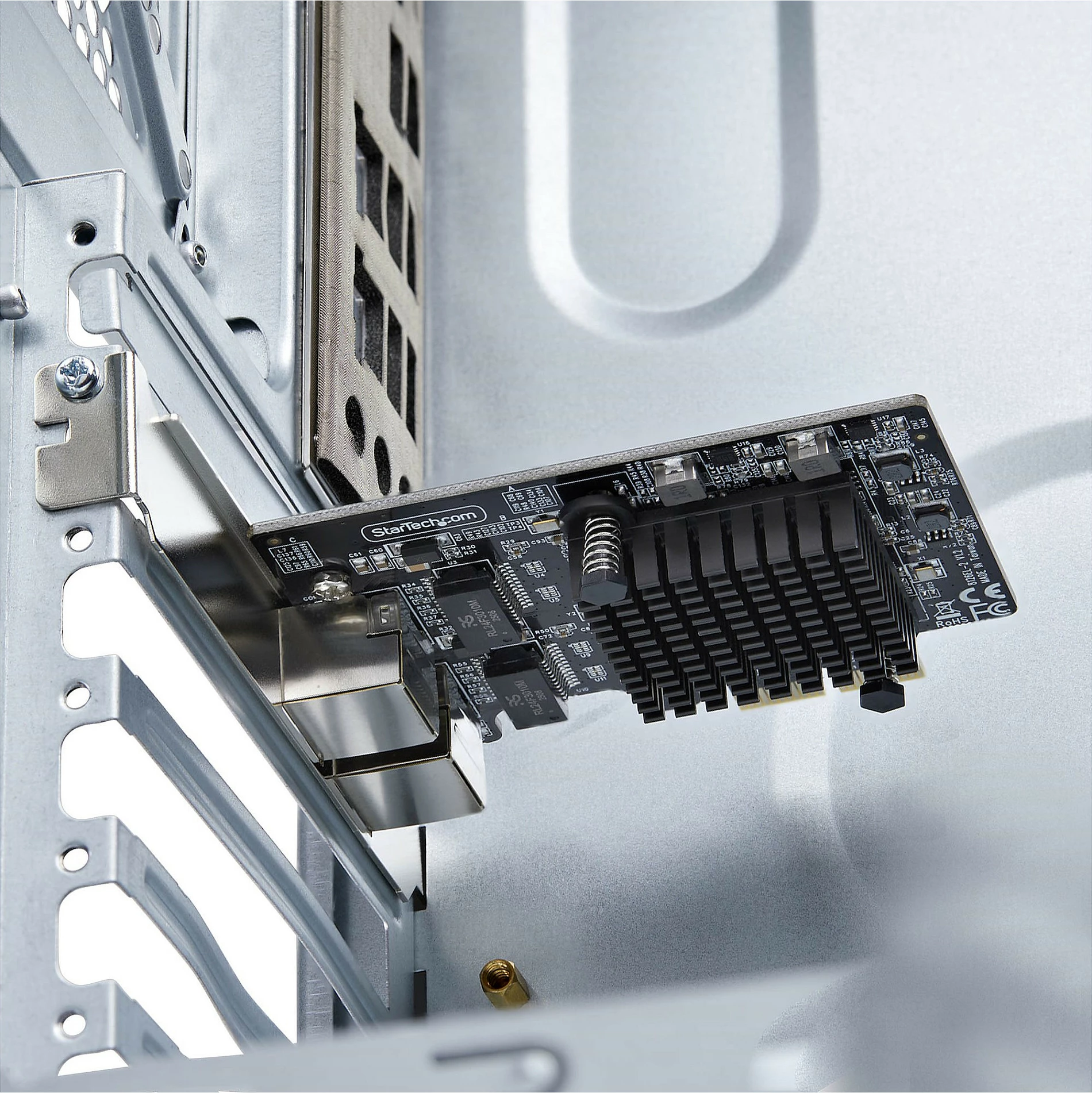 Kartë rrjeti PCIe StarTech 2-Port 5G, Realtek RTL8126, 2x RJ-45, 5000 Mbit/s, e zezë