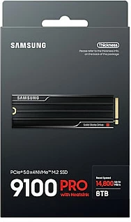 SSD i brendshëm Samsung 9100 PRO 8TB, M.2 NVMe PCIe 5.0, 14800MB/s, i zi