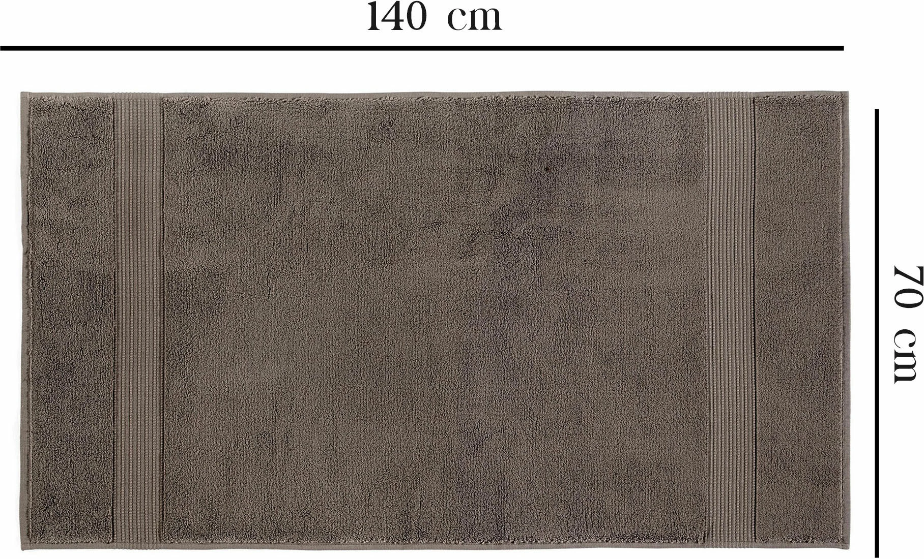 Peshqir banje Mijölnir, Chicago Bath, 70x140cm, ngjyrë kafe e errët