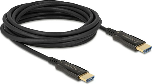 Kabllo HDMI DeLOCK 84075, 5 m, HDMI 2.1, 48 Gbit/s, 8K/144Hz, ARC, e zezë