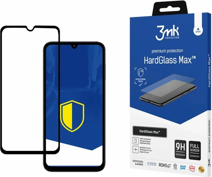 Mbrojtës ekrani 3mk Protection HardGlass Max për Samsung Galaxy M15 5G, i zi