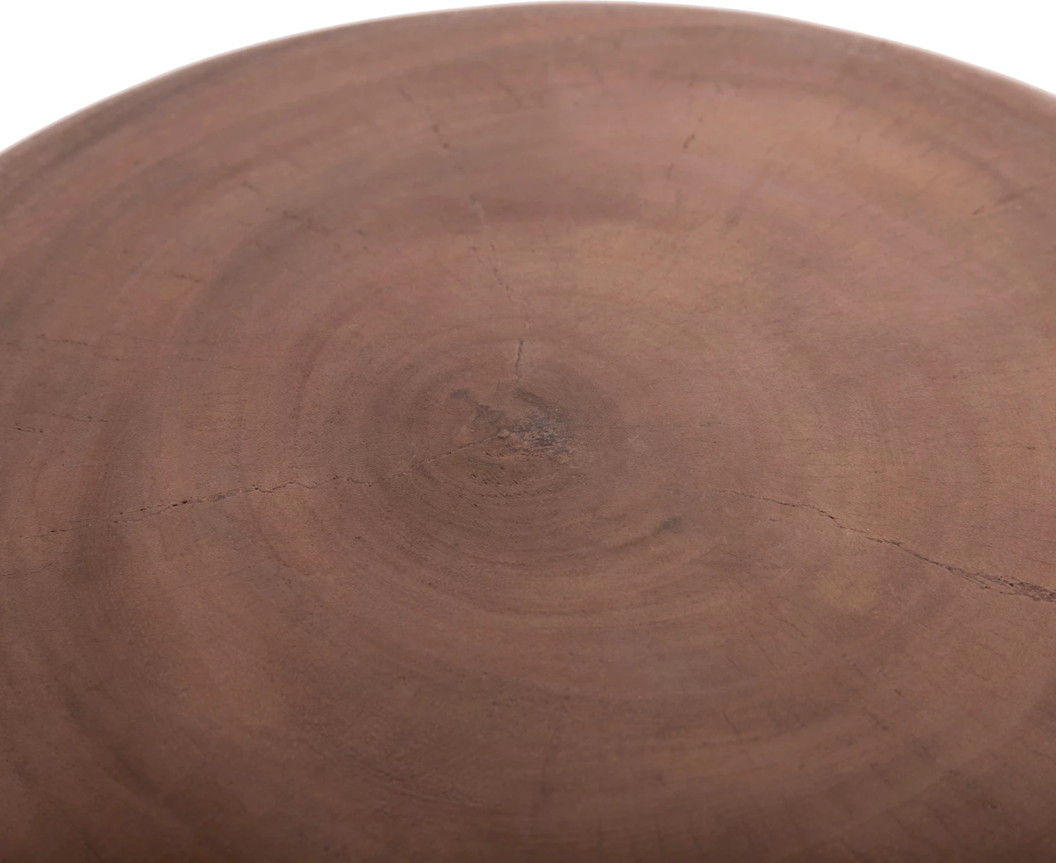 Tavolinë anësore PUFFAT, fibër-cement gri, sipërfaqe dru tik, FH18172.03, 45x46cm