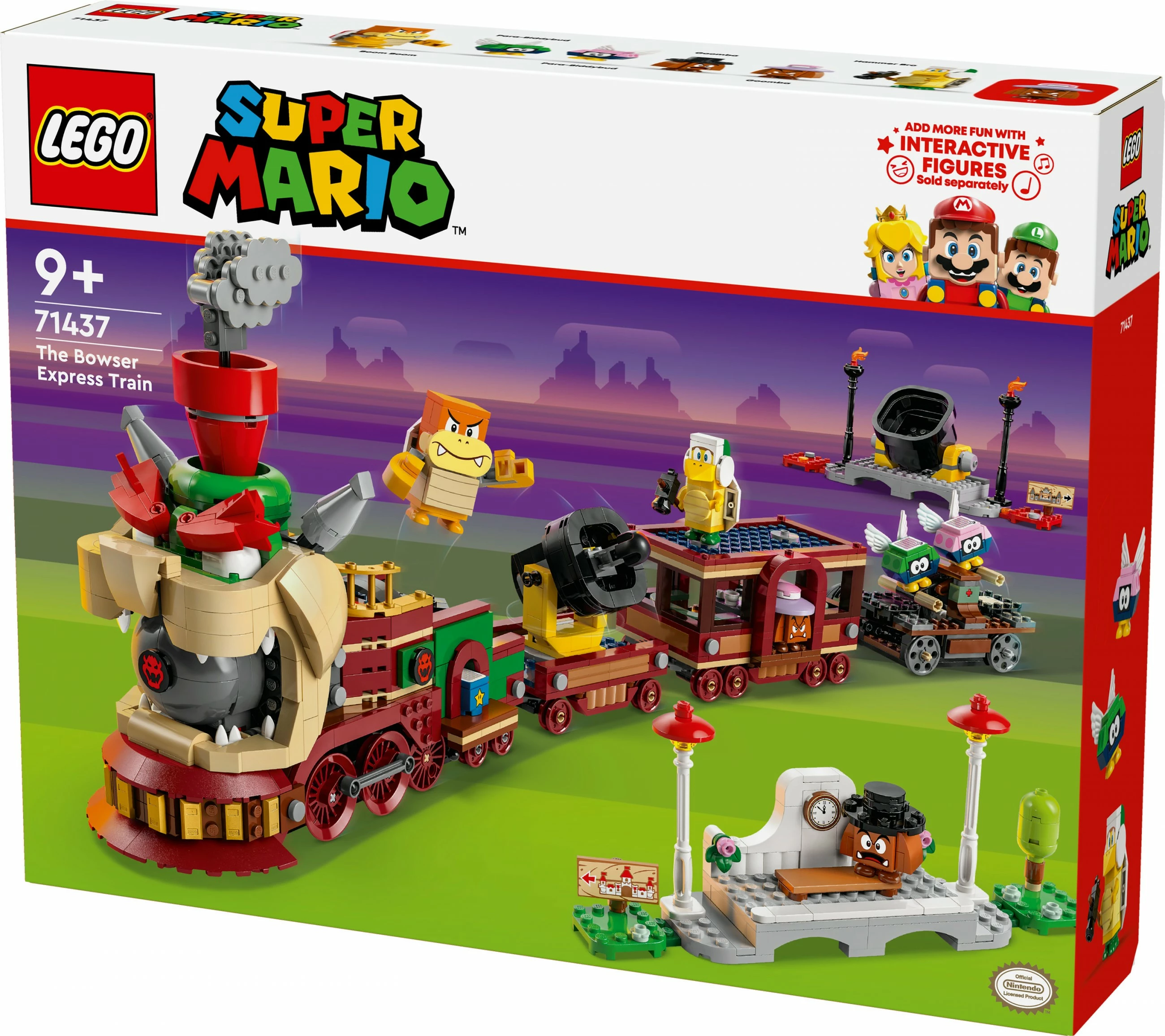 Set ndërtimi LEGO Super Mario 71437 Bowser Express Train, shumëngjyrësh