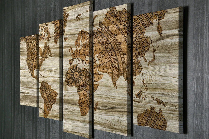 Pikturë dekorative në kanavacë (5 pjesë), Wallity, BC60